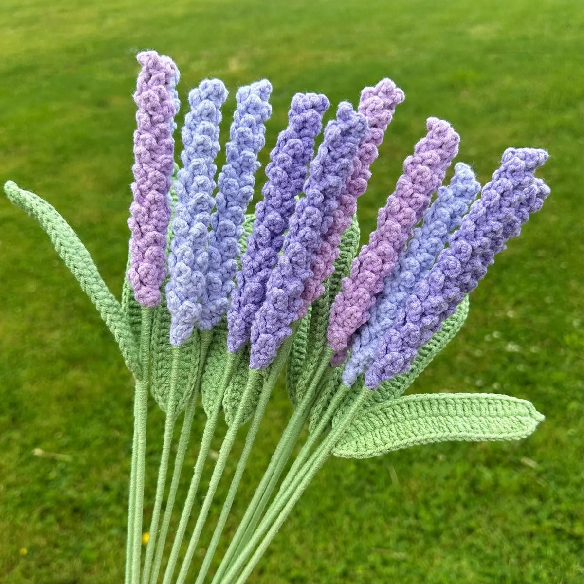 Crochet Lavender With Stem
