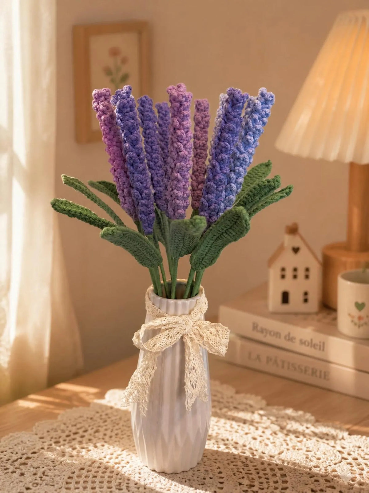 Crochet Lavender With Stem