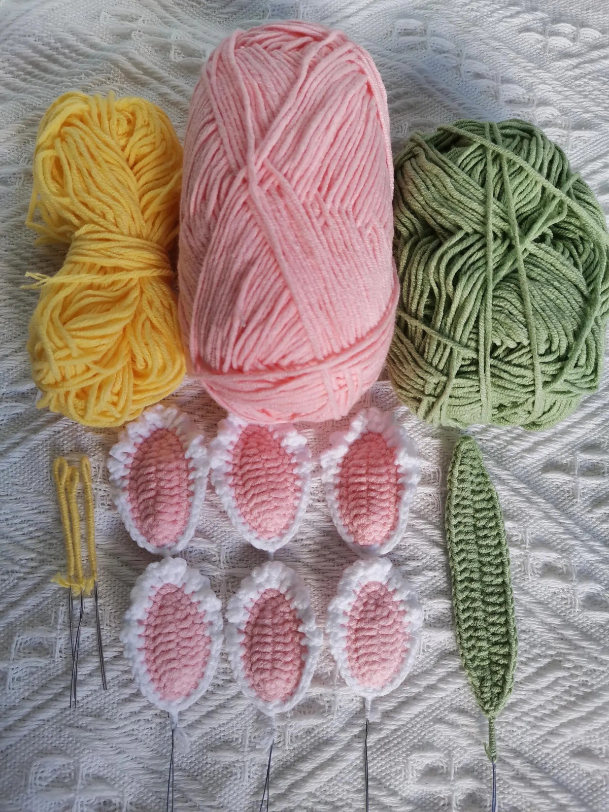 Handmade Crochet Parrot Tulips