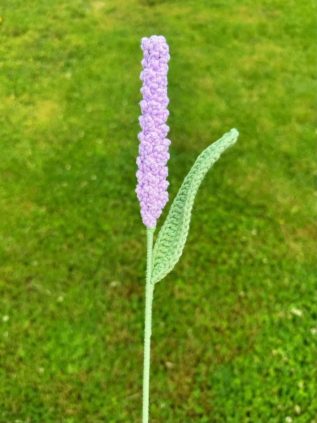 Crochet Lavender With Stem