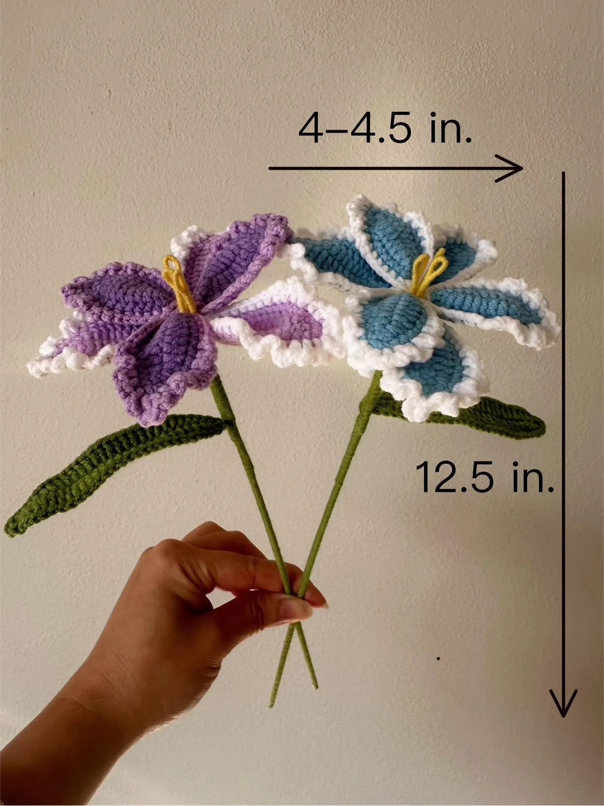Handmade Crochet Parrot Tulips