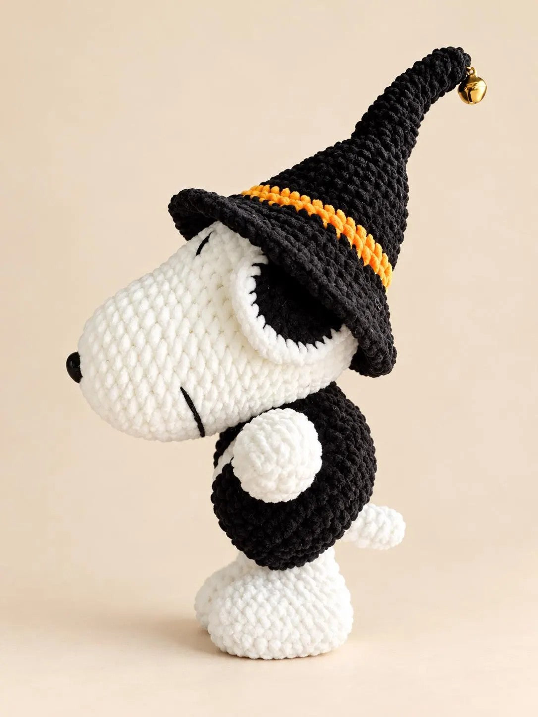Halloween Witch Dog, Crochet Dog Plush, Fall Decor, Cute Gift