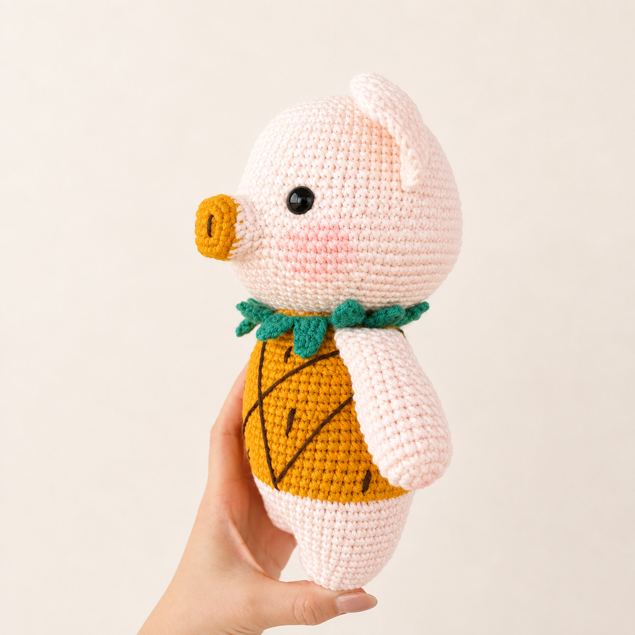 Handmade Crochet Pig – Fruit Collection