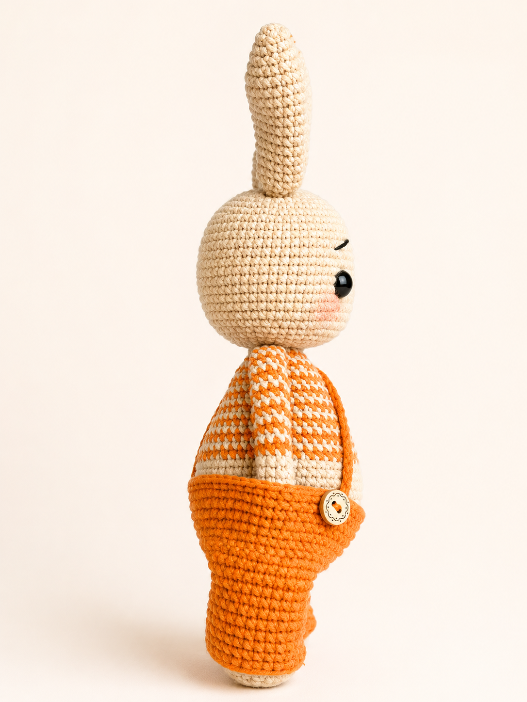 Handmade Crochet Bunny Rabbit - 10 Inch Stuffed Animal | Olive's Crochet Garden