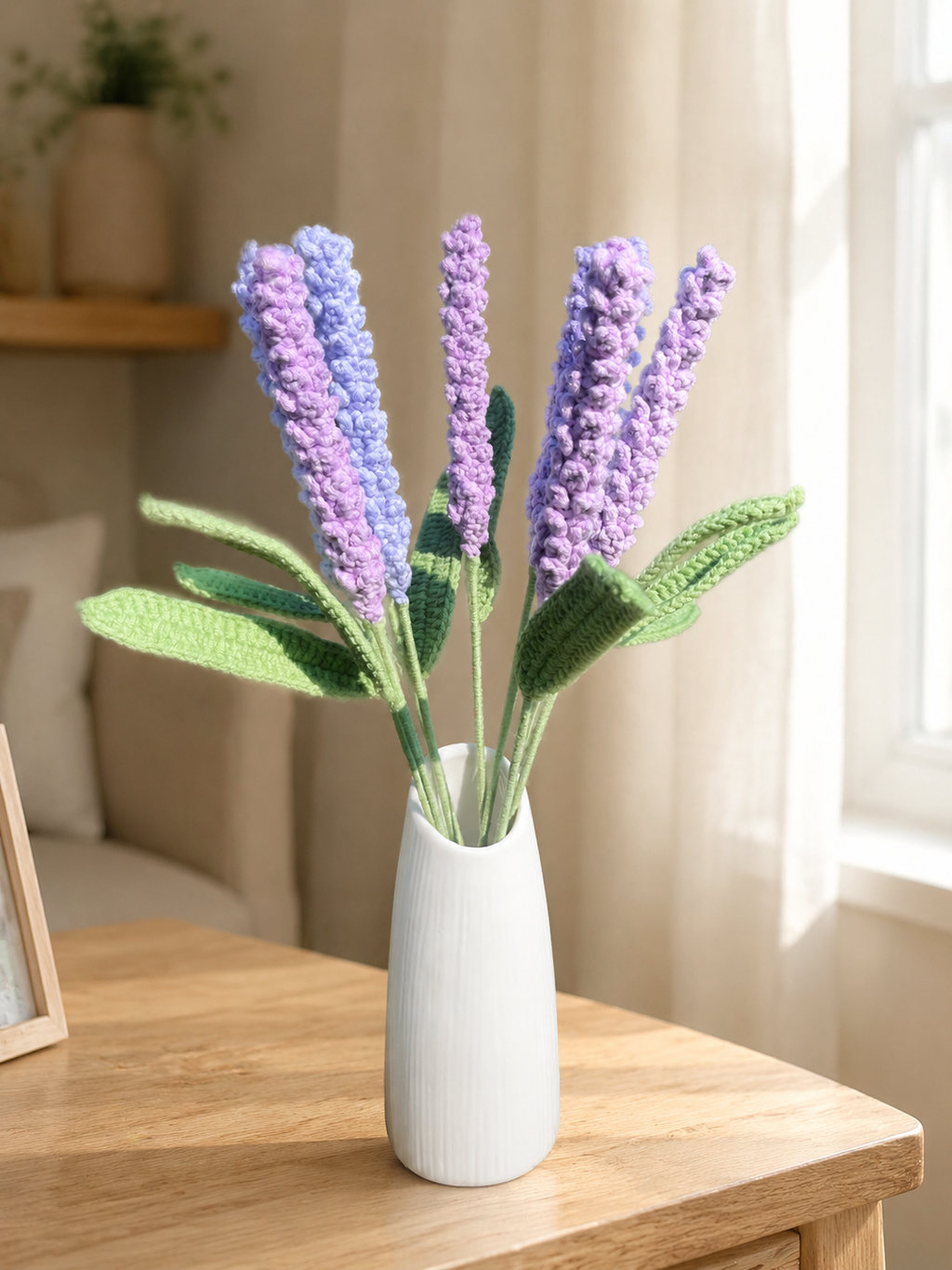 Crochet Lavender With Stem