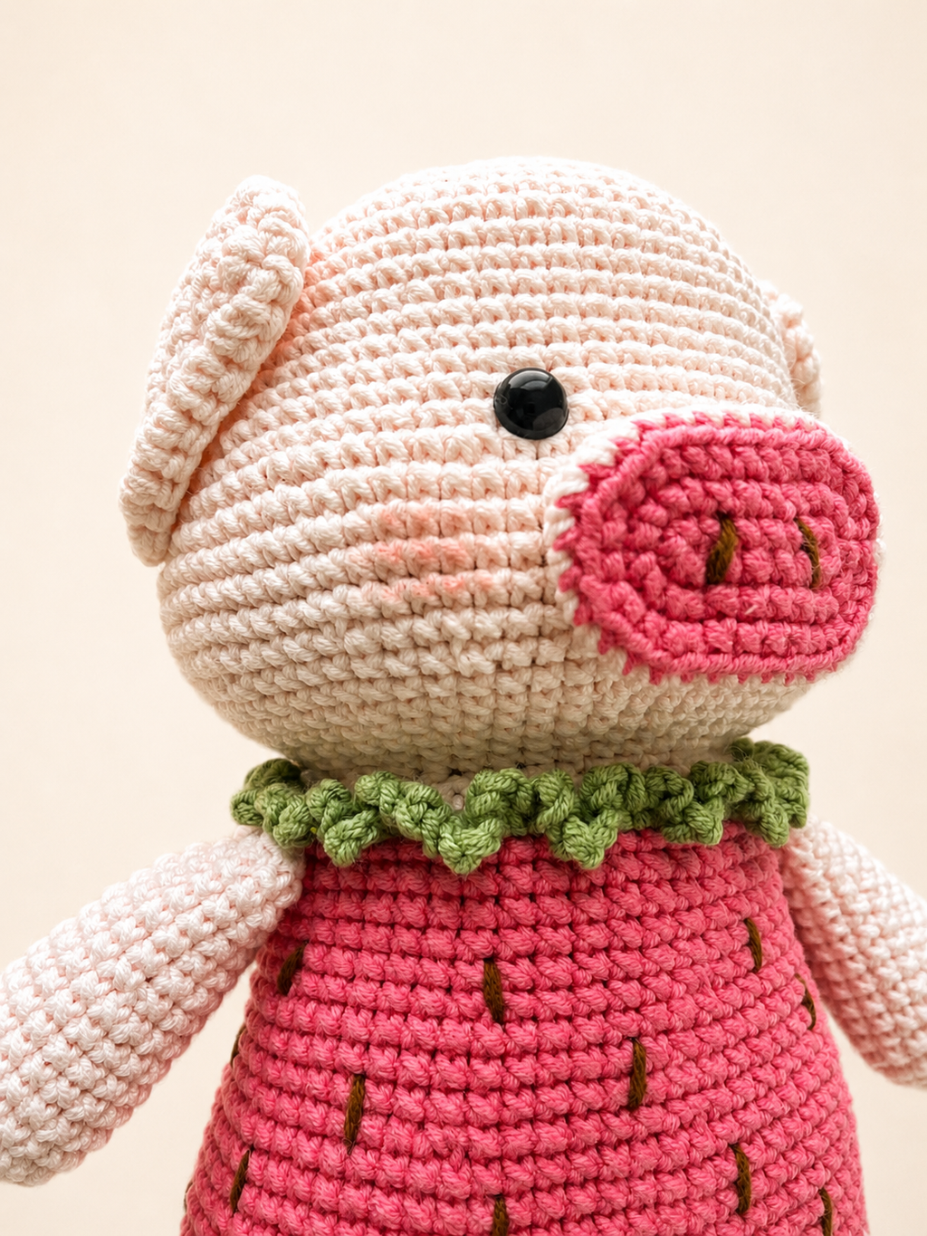 Handmade Crochet Pig – Fruit Collection