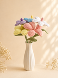 Spring Pastel Crochet Flowers | Handmade Flower