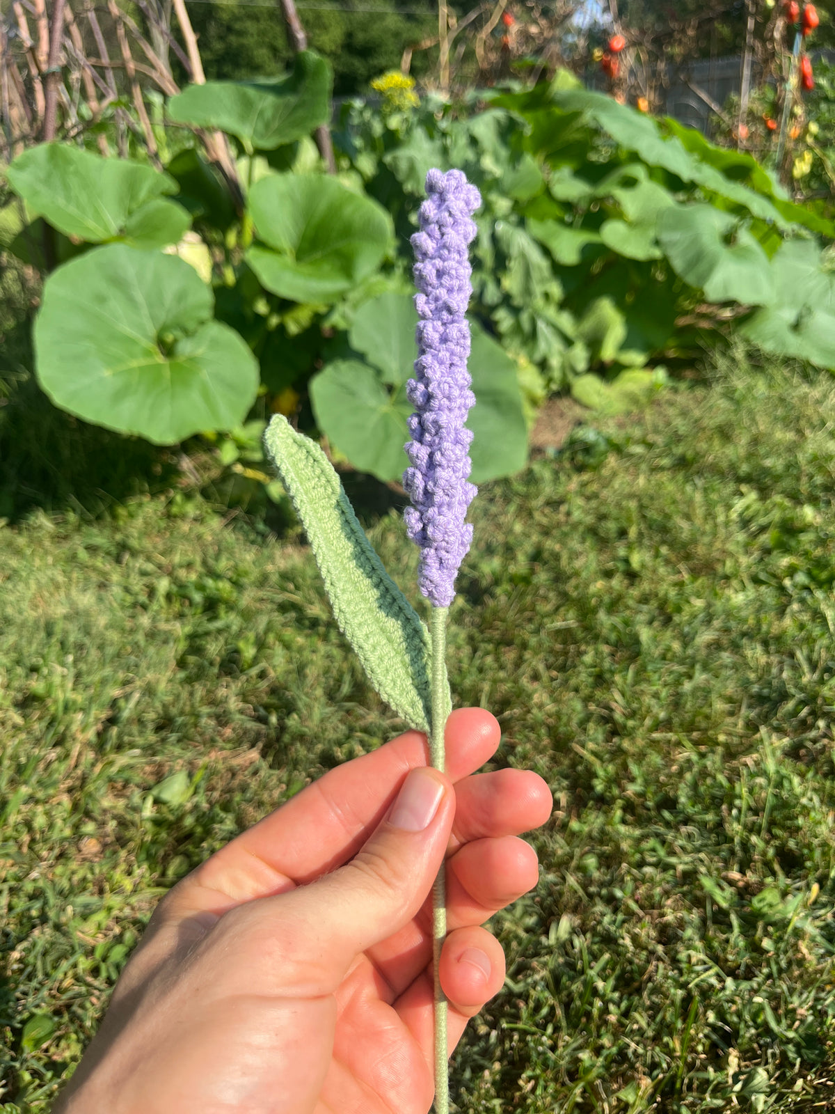 Crochet Lavender With Stem