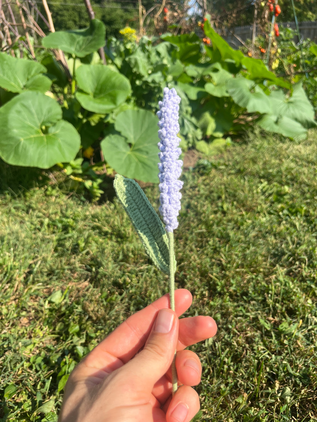 Crochet Lavender With Stem