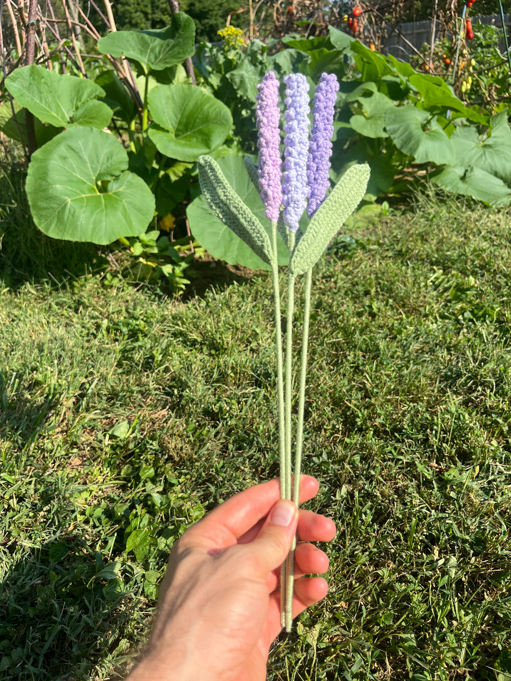 Crochet Lavender With Stem