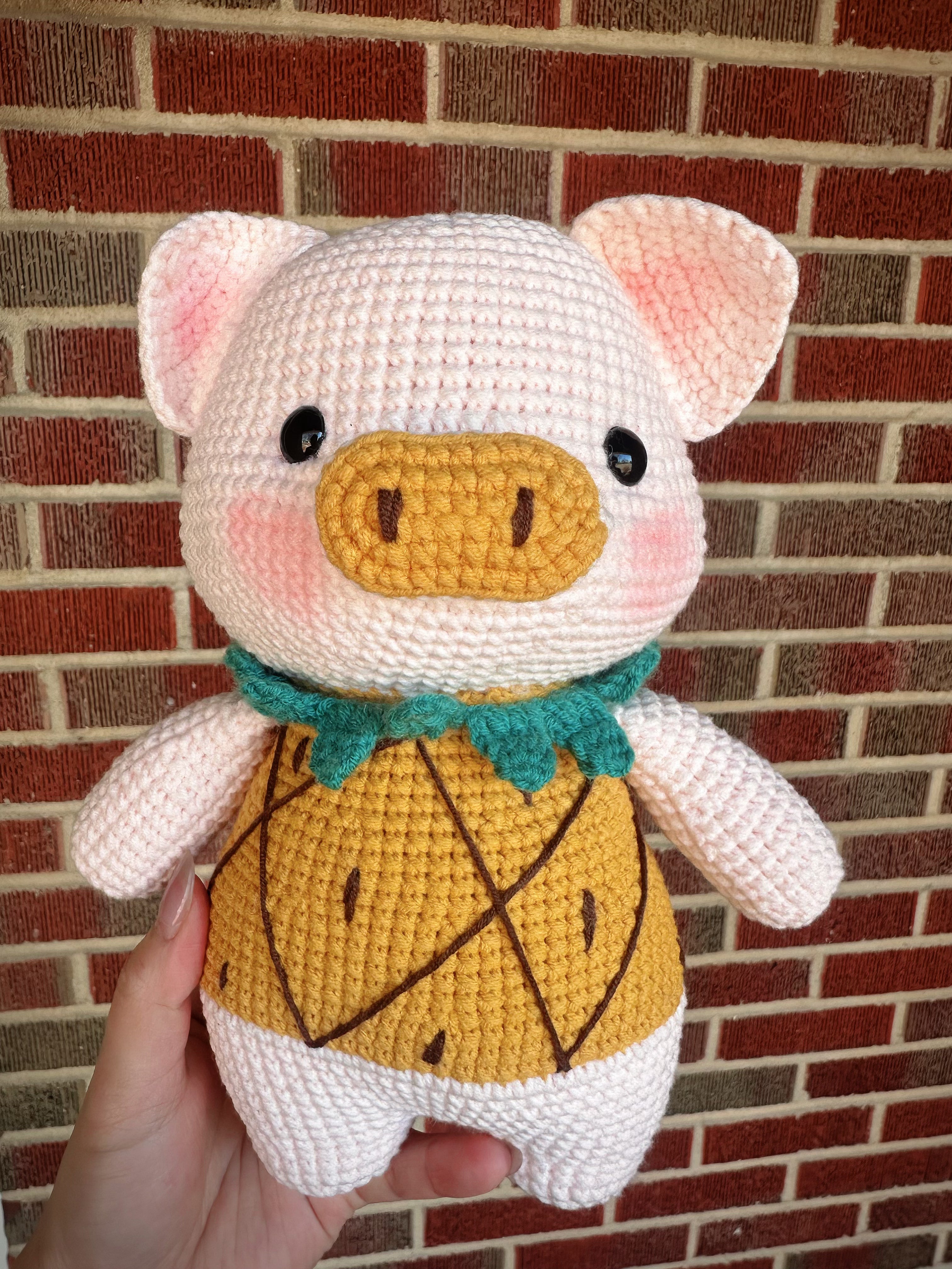 Handmade Crochet Pig – Fruit Collection